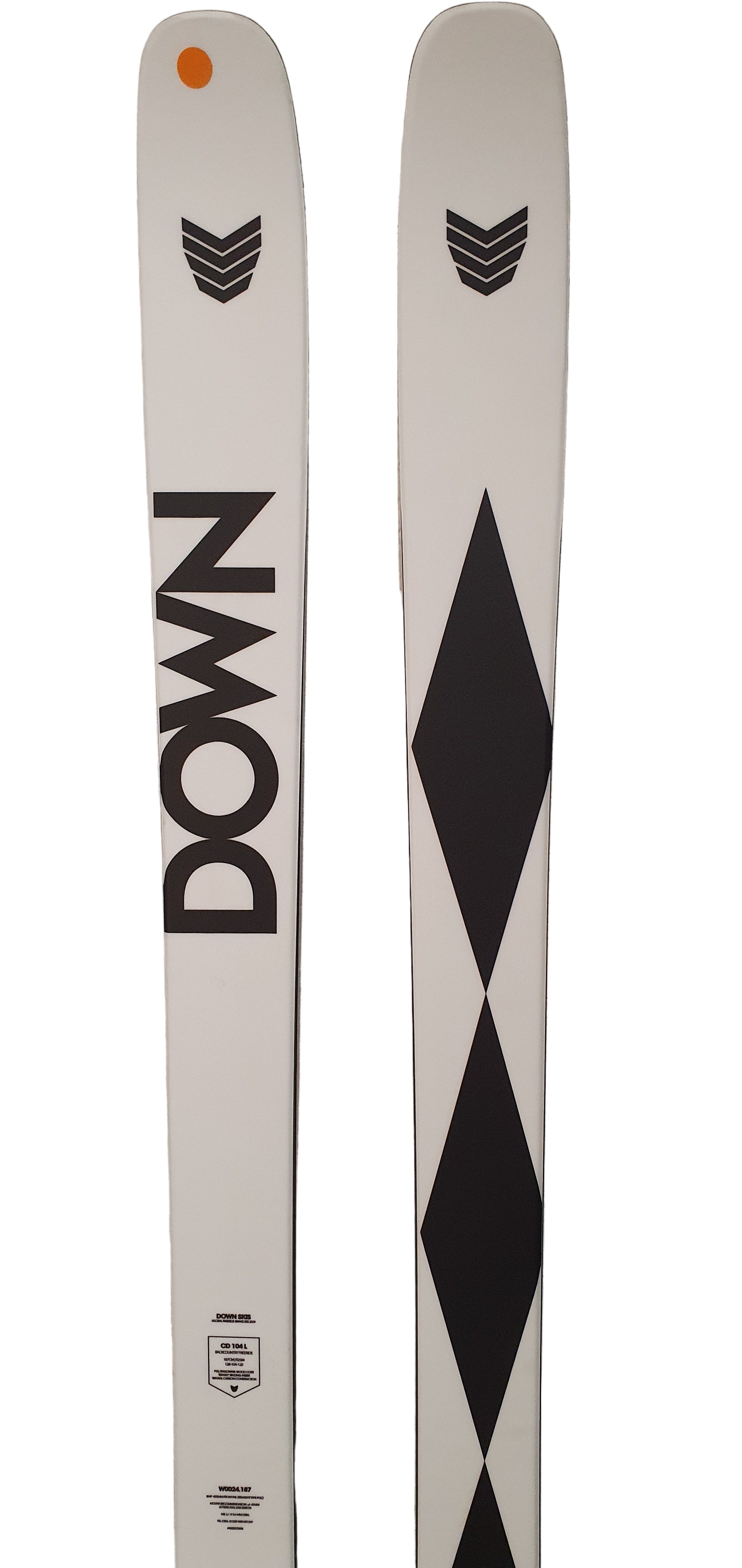 DOWN COUNTDOWN CARBON 104 24/25 187 B-GRADE & TYROLIA ATTACK 13 DEMO