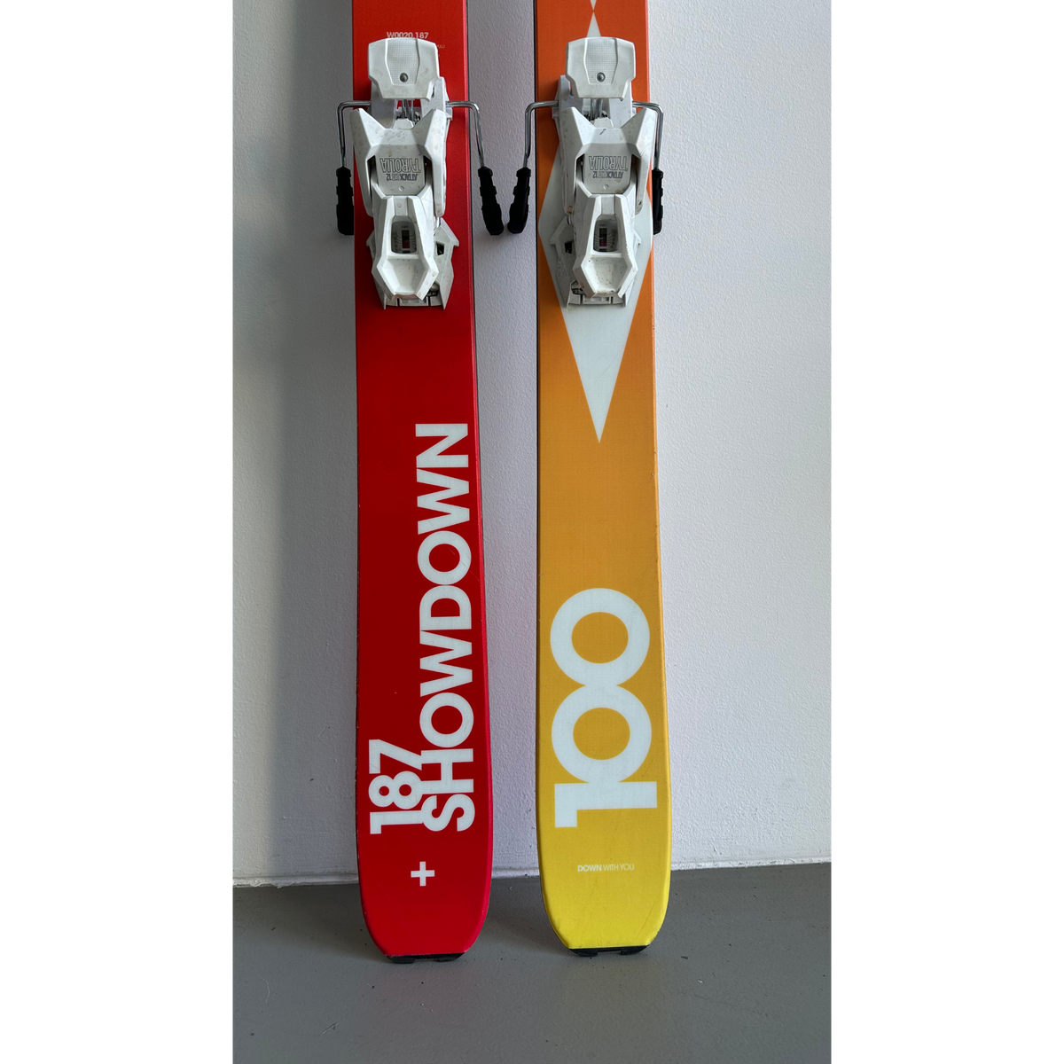 DOWN SHOWDOWN 100 187 REFURBED + TYROLIA ATTACK LYT 12