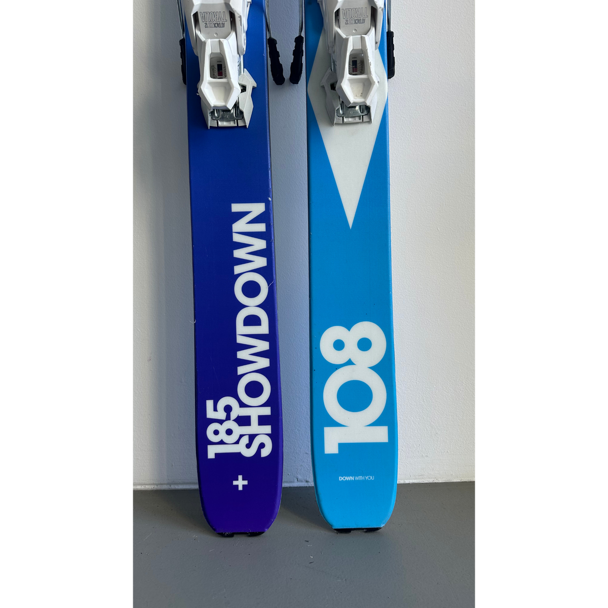 DOWN SHOWDOWN 108 185 REFURBED + TYROLIA ATTACK LYT 12
