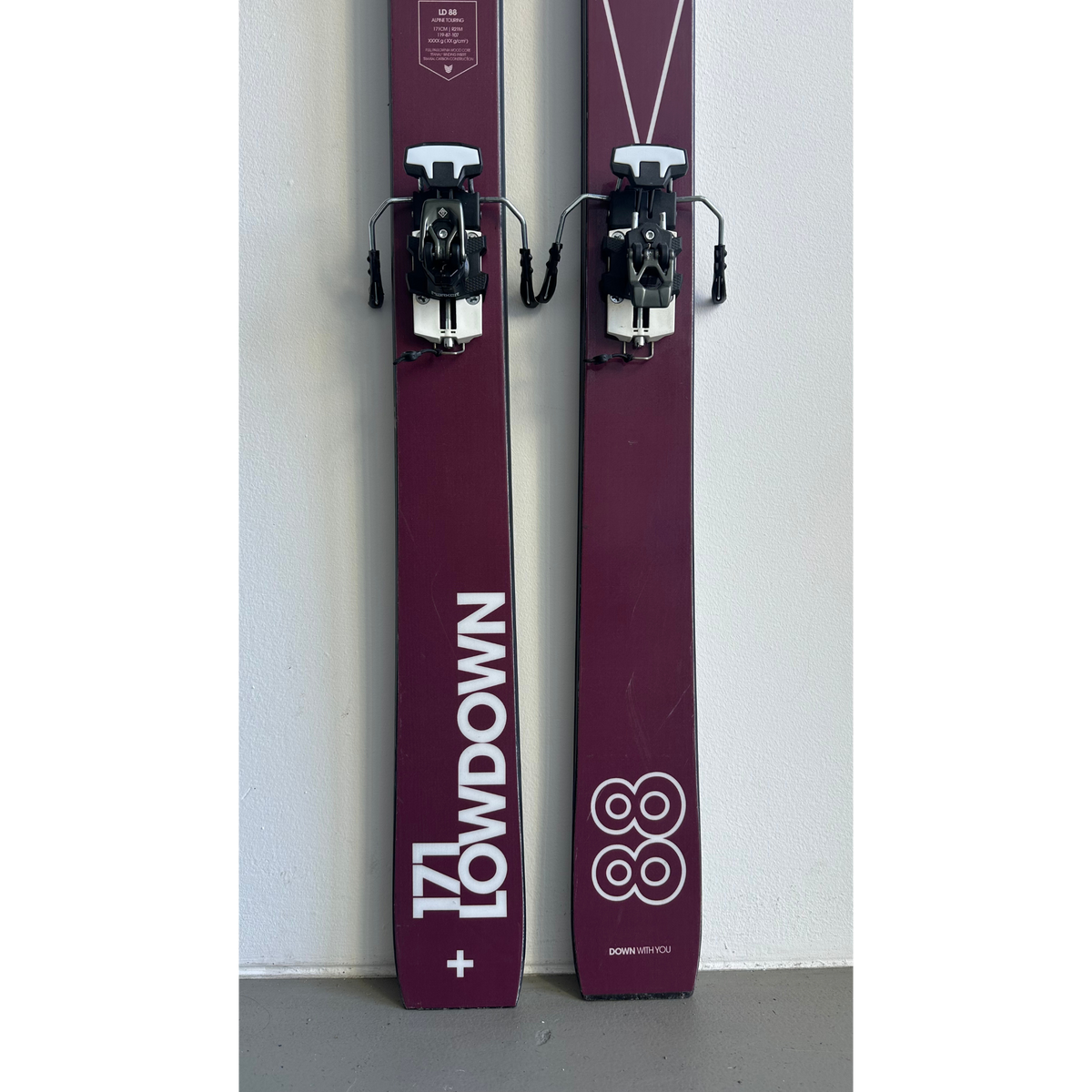DOWN LOWDOWN 88 171 REFURBED + MARKER ALPINIST 9
