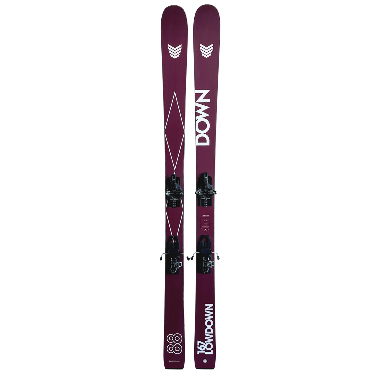 DOWN LOWDOWN 88 167 REFURBED + TYROLIA ALMONTE 10PT DEMO