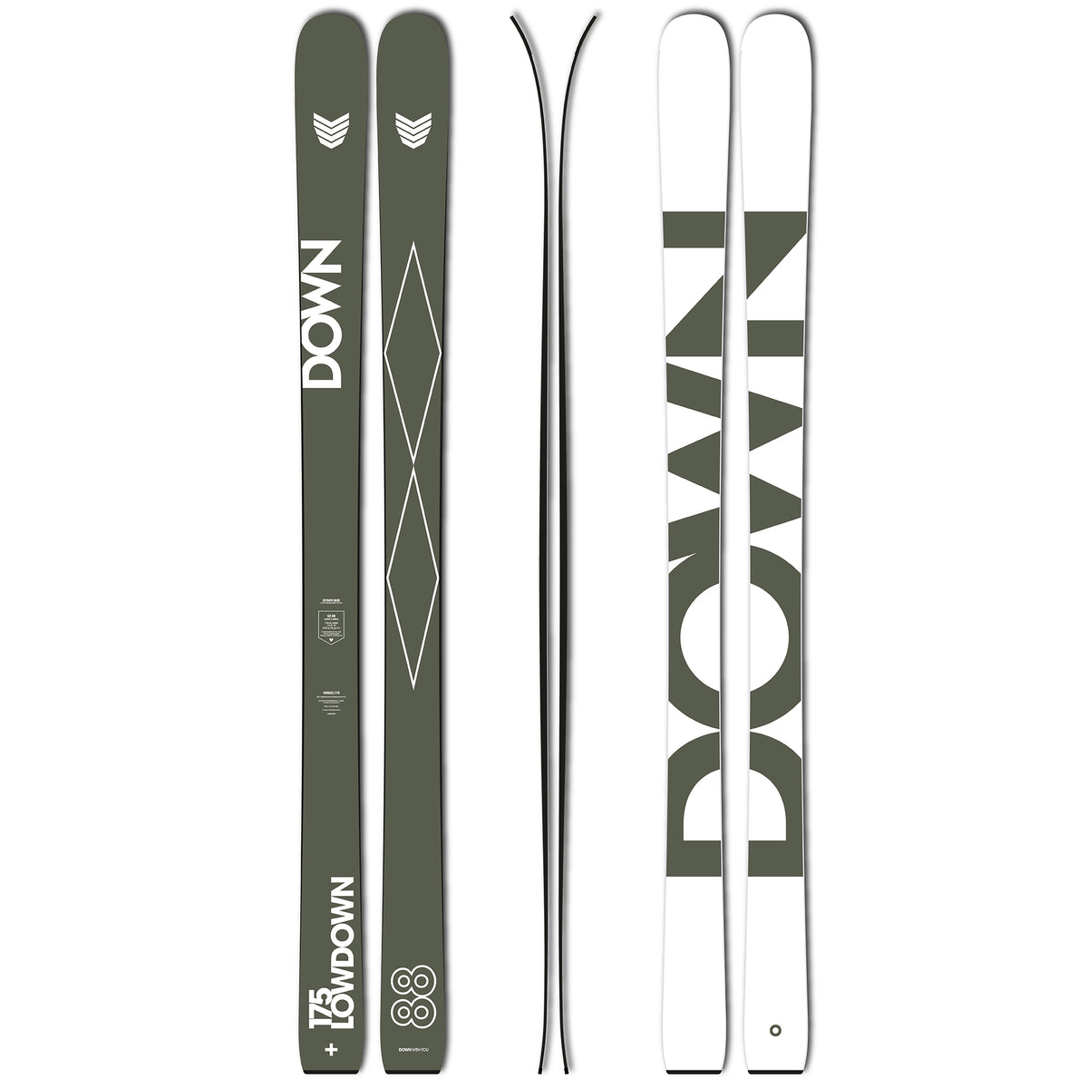 DOWN LOWDOWN CARBON 88 24/25