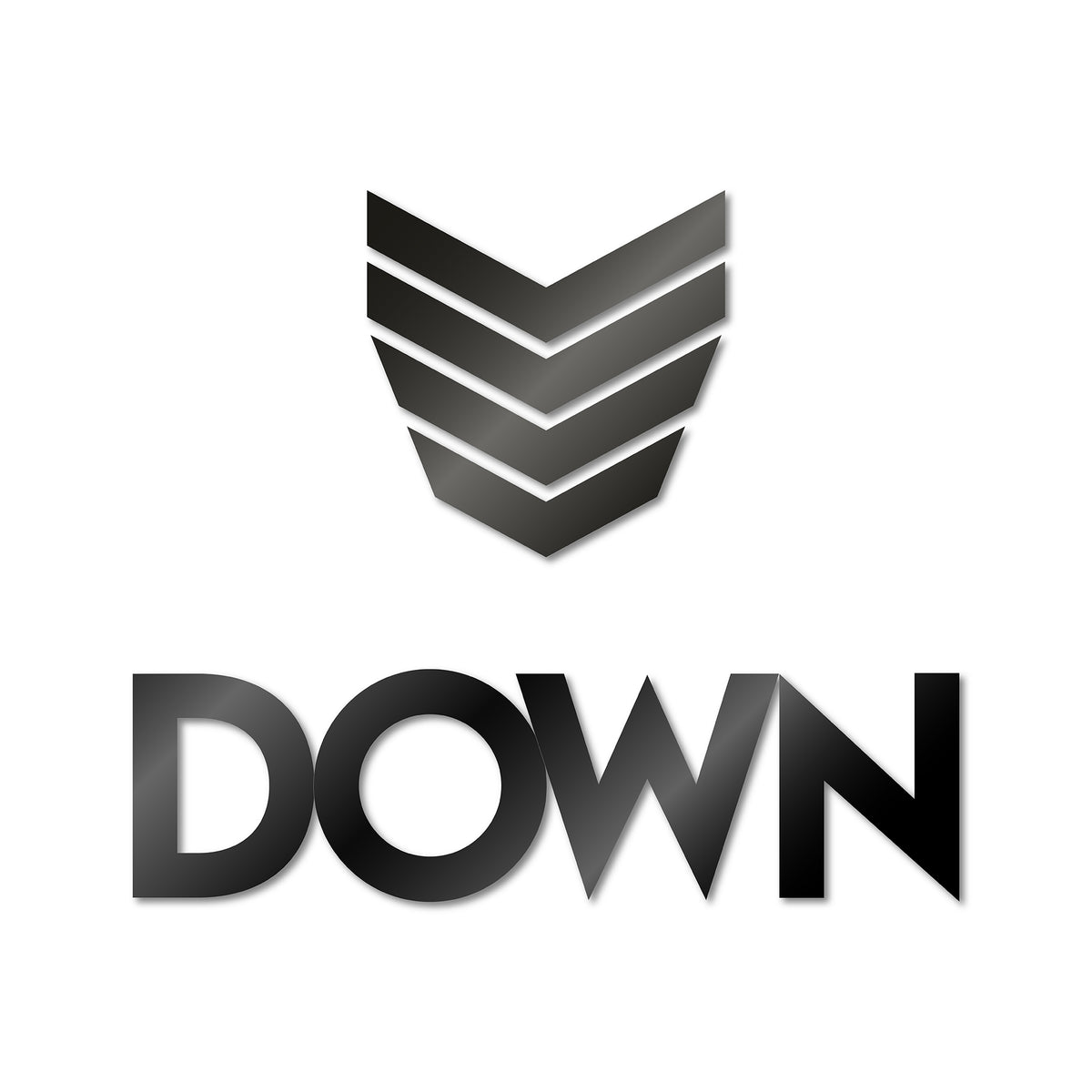 DOWN STICKER VERTIBRAND