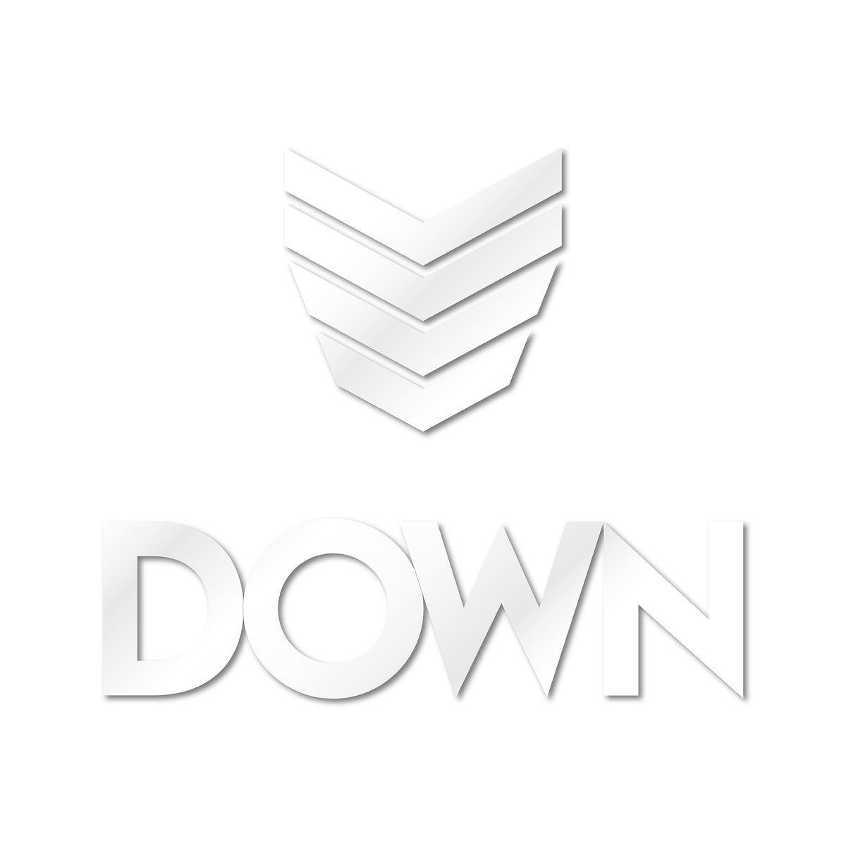 DOWN STICKER VERTIBRAND - DOWN SKIS // O+ GMBH