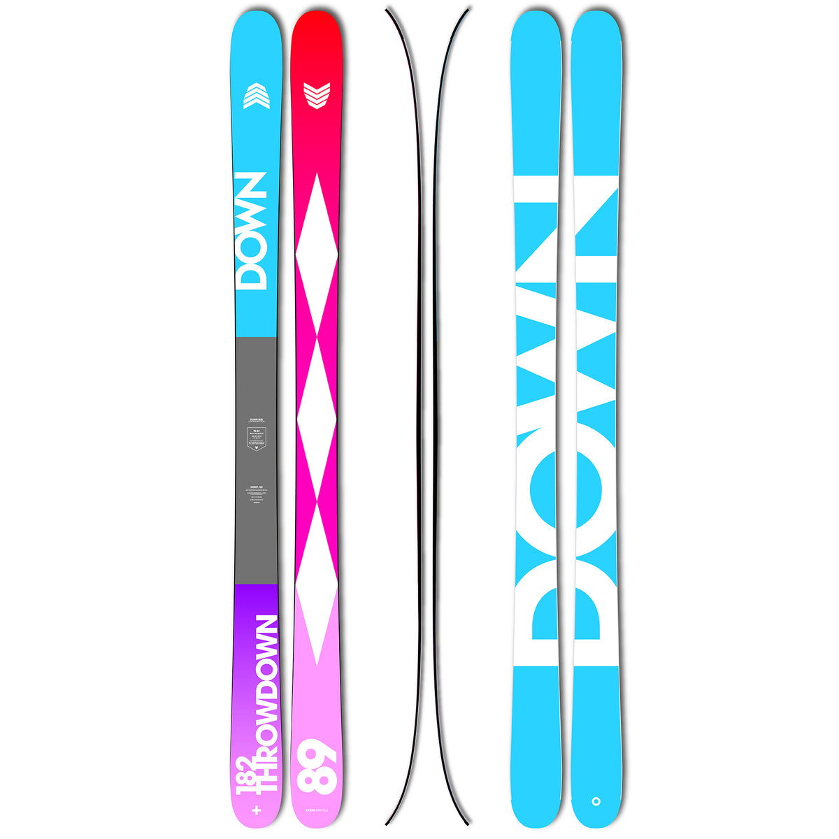 DOWN THROWDOWN CARBON 89 24/25 182 B-GRADE